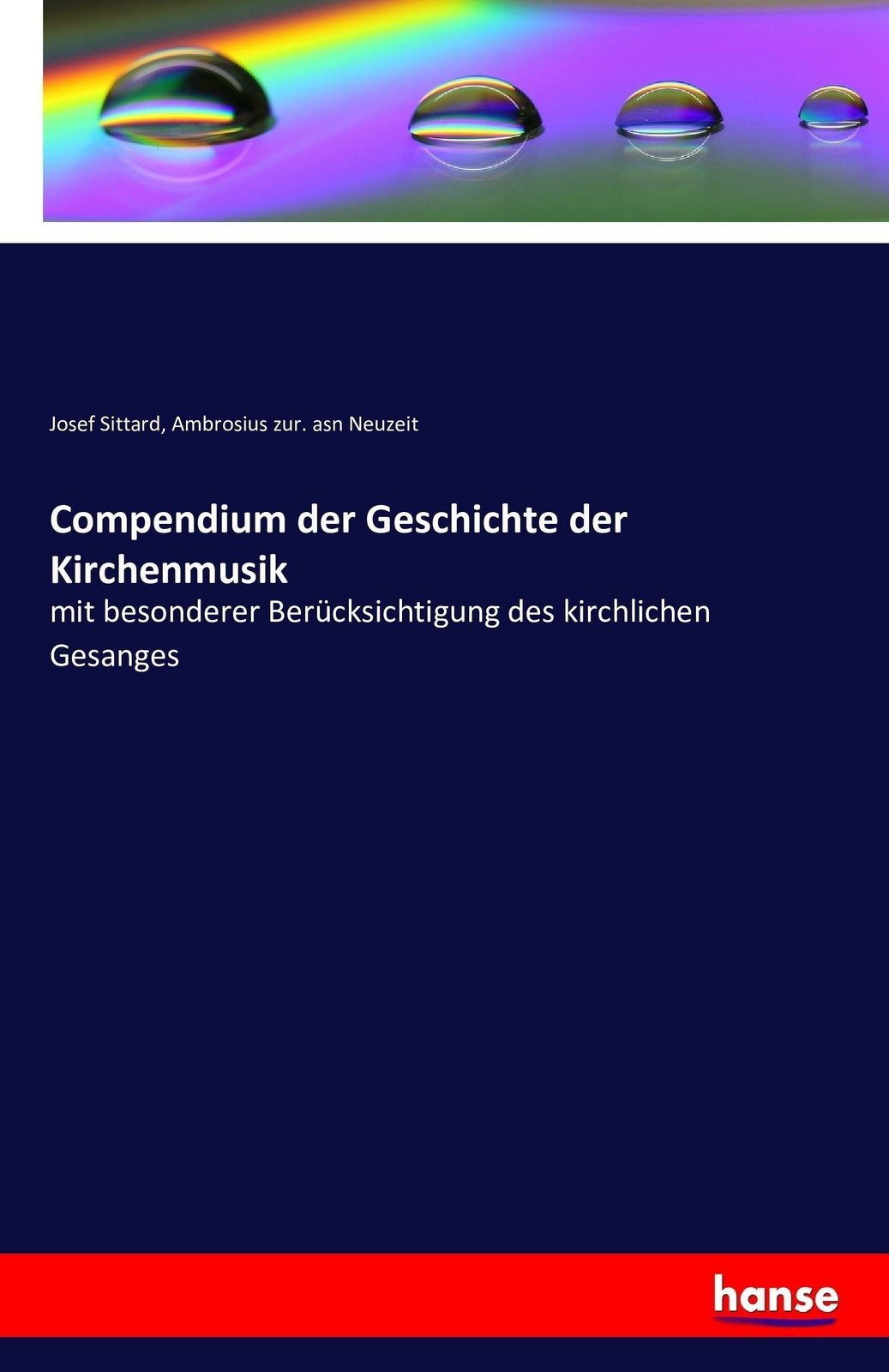 Thumbnail - Compendium Der Geschichte Der Kirchenmusik | Buch | 9783742816924