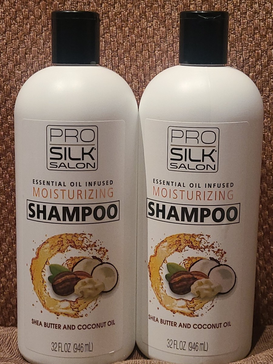 2X Pro Silk Salon Moisturizing Shampoo Shea Butter And Coconut Oil