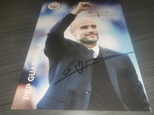 ペップグアルディオラ　直筆サイン　オートグラフカード Guardiola Pep | eBay