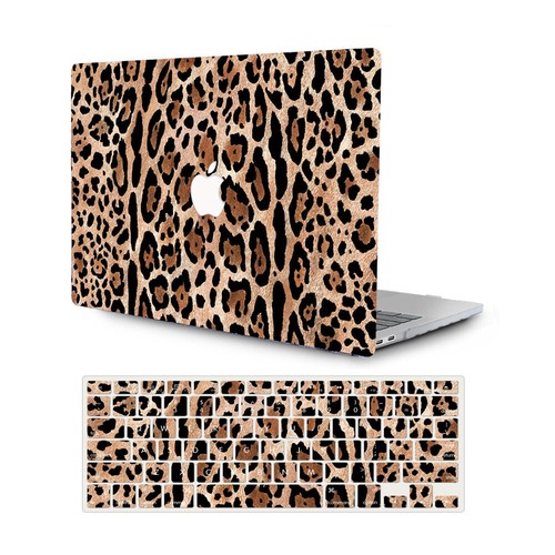2in1 Leopard Hard Case Shell +Keyboard Skin for MacBook Air Pro 13 14 15 16 EA12 - Imagen 4 de 25