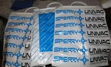 Vintage 1980's Sperry Univac Shopping Bag x3 with Snap Handles RARE HTF