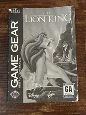 Lion King Sega Game Gear Instruction Manual Only