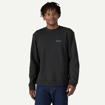 Patagonia Fitz Roy Icon Uprisal Crew Sweatshirt Black 39667-INBK Men s Size M