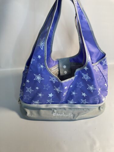American girl purple star doll bag Carry Case