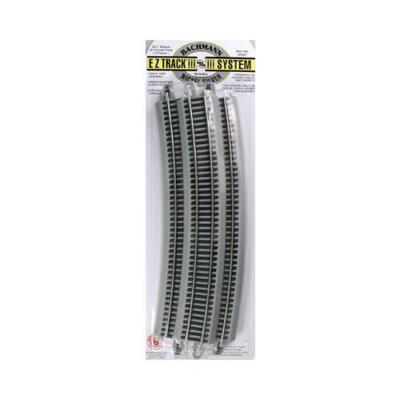 Bachmann E-Z Track 35.5'' Radius Curved 18 Degree Nikel / Silver HO Train 44507