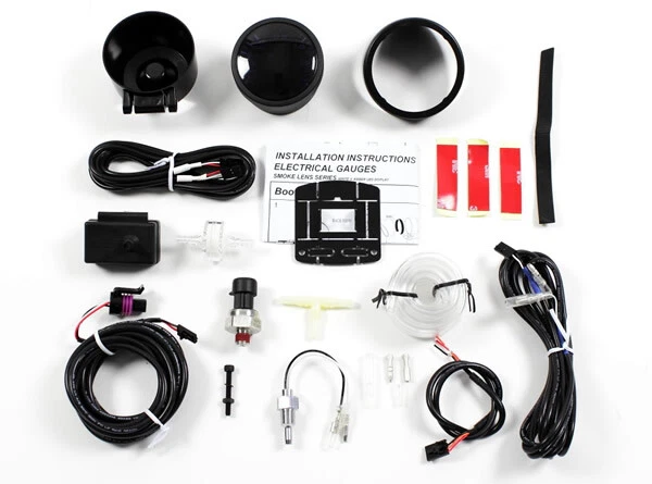 4in1 Ladedruck Anzeige 60mm Öldruck Öltemperatur Volt Gauge schwarz TT - Bild 4 von 4