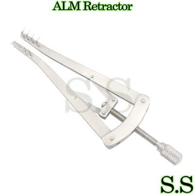 ALM Retractor 3 7/8'' SPREAD 3'', PRONGS 1/2'' DEEP
