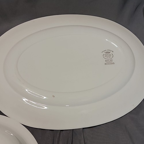 Ridgway Regal Rose Oval Serving Plate White Mist 828344 Crown Special Warranted - Picture 13 of 14