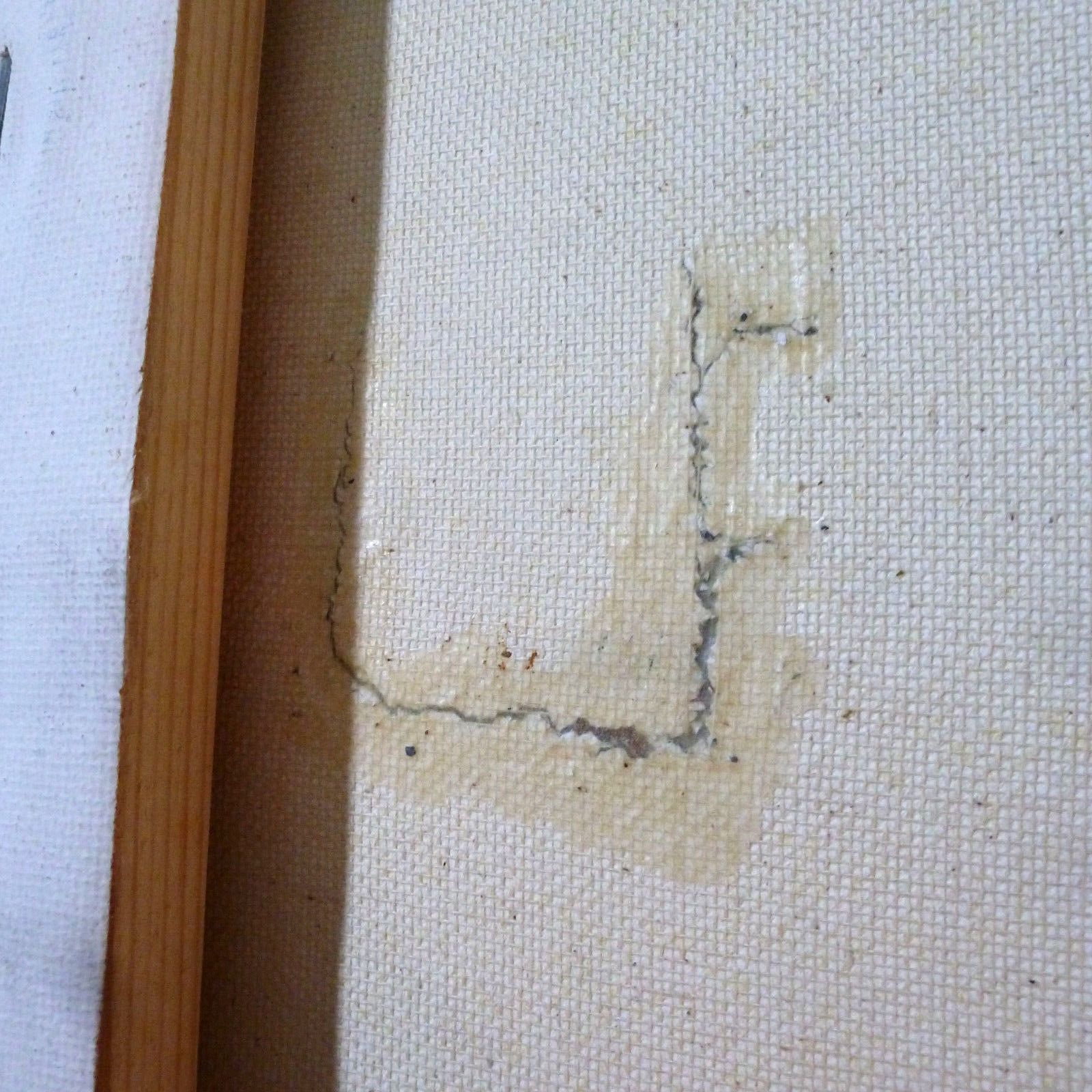 TOKYO NIGHTS 16x20 city lights original small repair oil painting signed Crowell