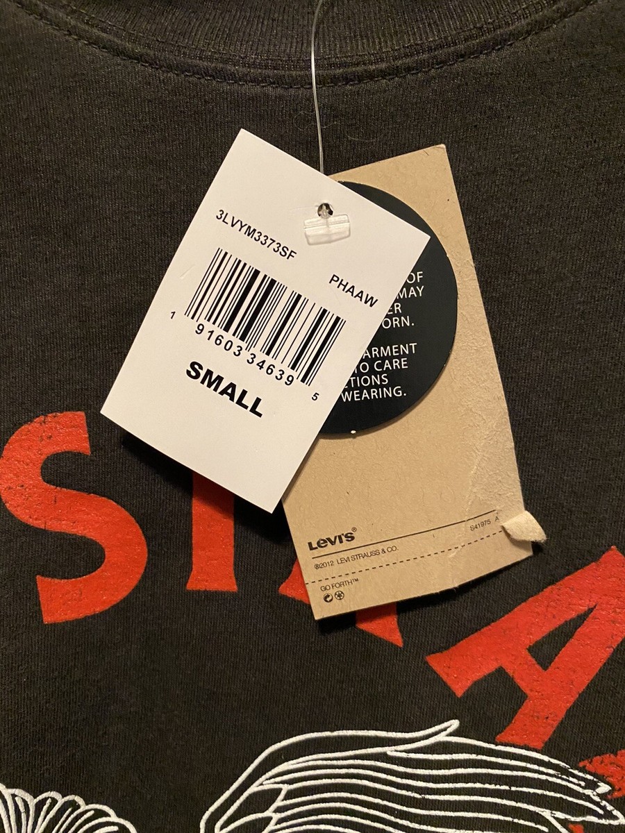 Levis Stratus NWT Size Small Men's T-Shirt Black Short Sleeve | eBay