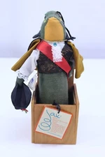 VTG Jax Handcrafted in Maine Jack in the Box Display Toy Frog Prince RARE
