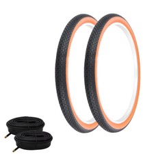 PRO TIRES 26 x 2.125 Black/Orange G-5009 W/ HEAVYDUTY TUBES