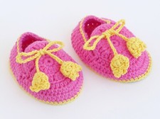Crochet shoes for little princess, 0 - 6 month