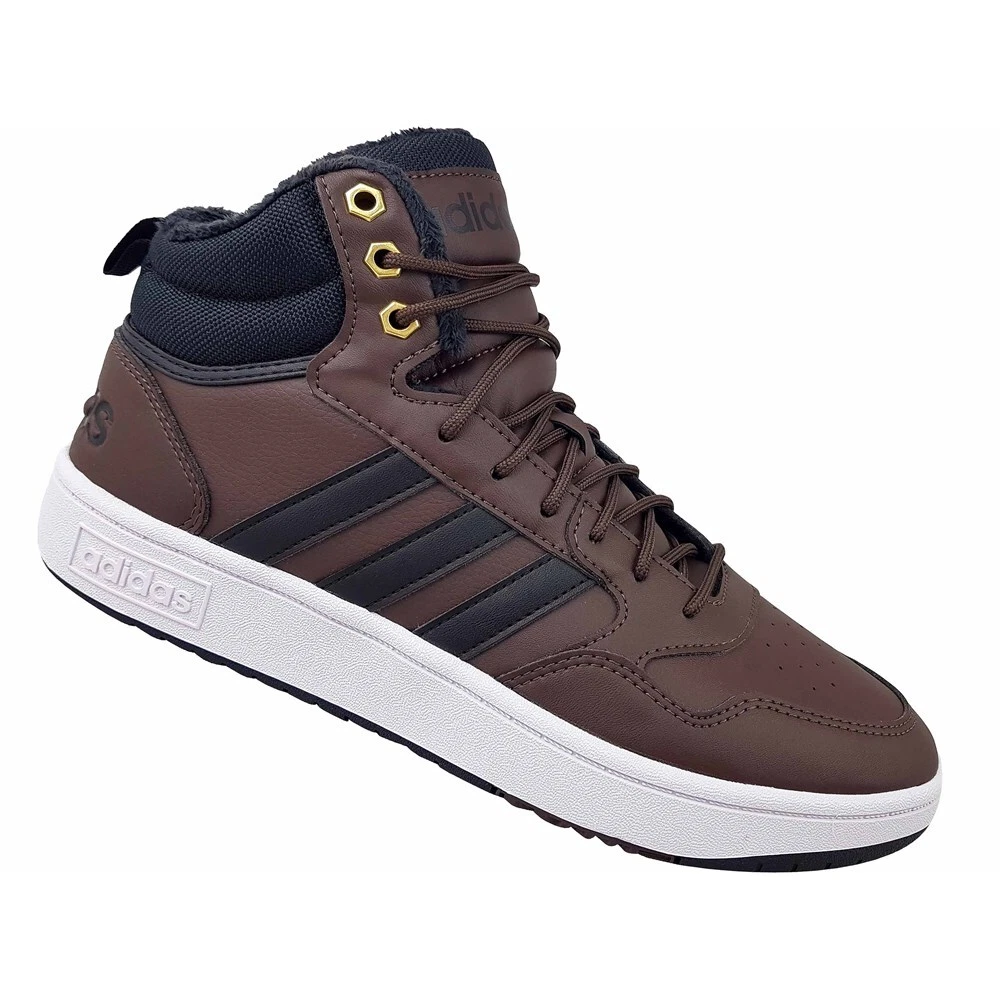 zingen Uitgang waar dan ook Shoes Universal Men Adidas Hoops 30 Mid Wtr GZ6680 Brown | eBay