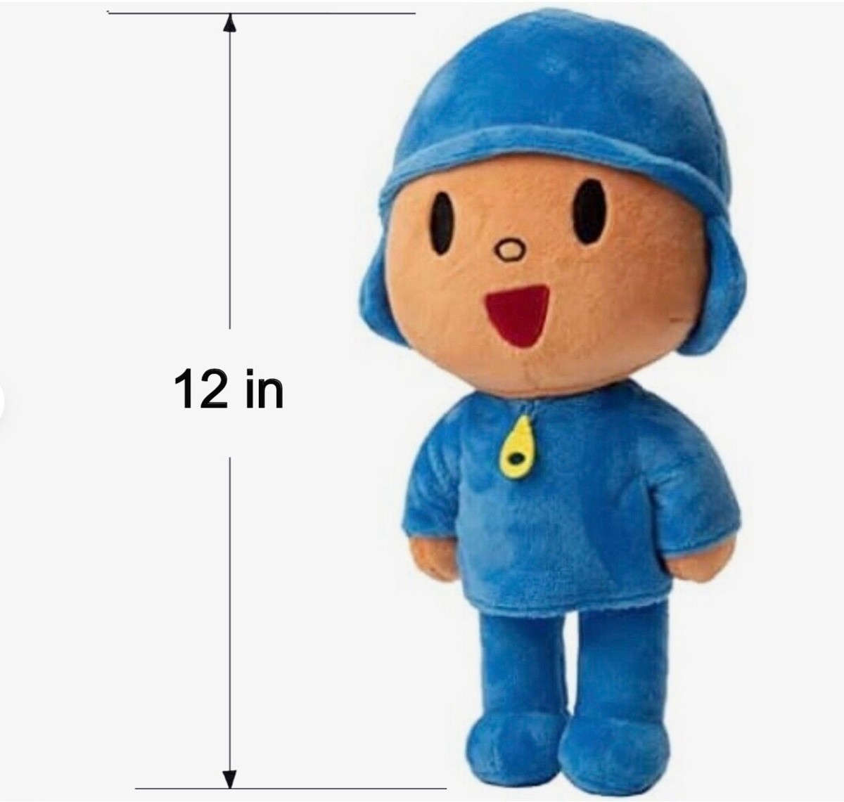 Cuddly Soft Lets Go Pocoyo Plush Doll Toy Officially Licensed