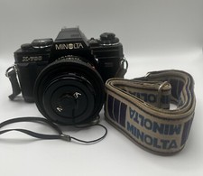 Vintage 35MM SLR Minolta X700 With Lots Of Extras And Bag Read Look At All Pics