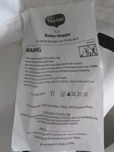 Tiny Love 3 in 1 Rocker Napper Recliner Baby Rocker has vibration option - Picture 20 of 24