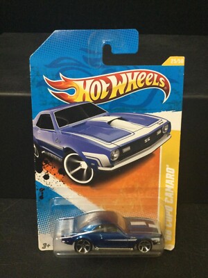68 COPO CAMARO Hot Wheels 2011 NEW MODELS SEALED BLUE Car | eBay