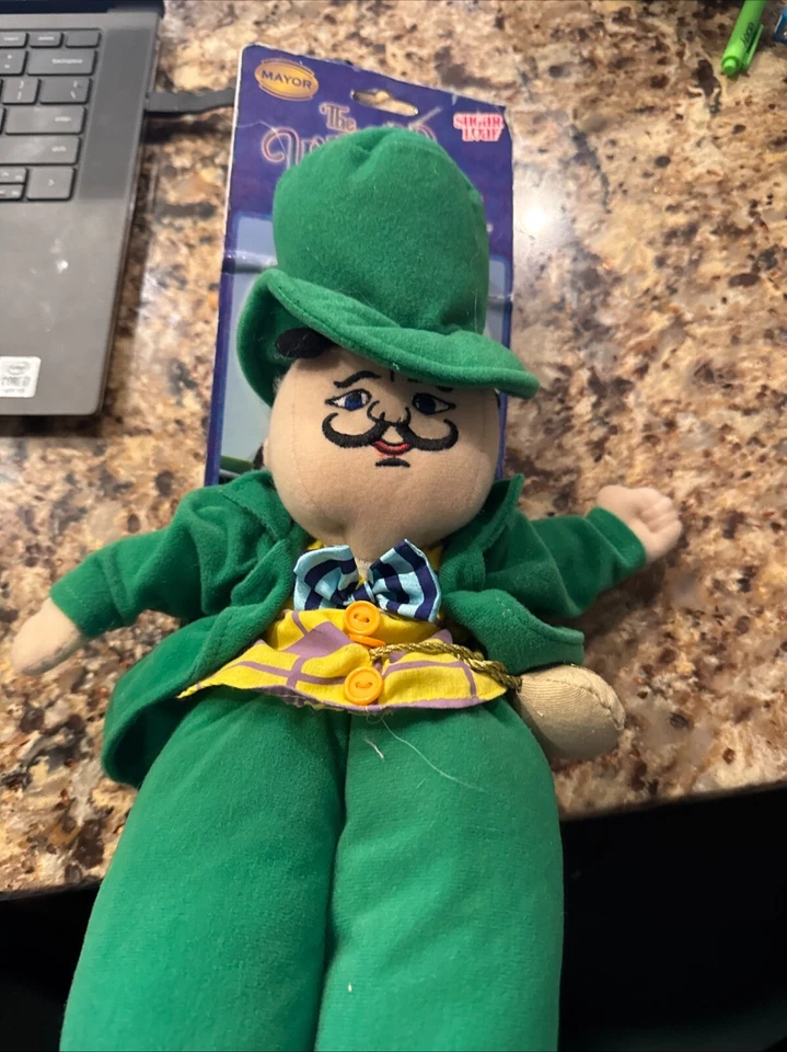 Vintage Wizard of Oz Mayor Plush by Nanco 14" Sugar Loaf original tags - Image 2 of 4