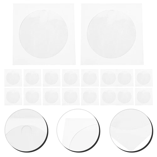 100pcs CD Covers CD Packaging Sleeves DVD Discs Sleeves CD Organizer Sleeves