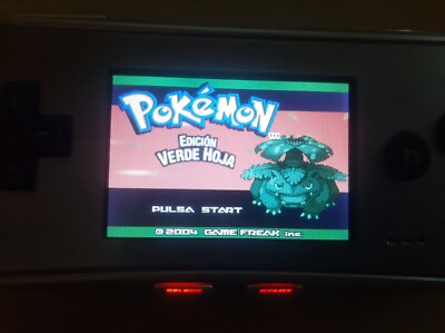 Pokemon Edicion Verde Hoja Game Boy Advance - GBA PAL Espagnol - Cartouche Seule