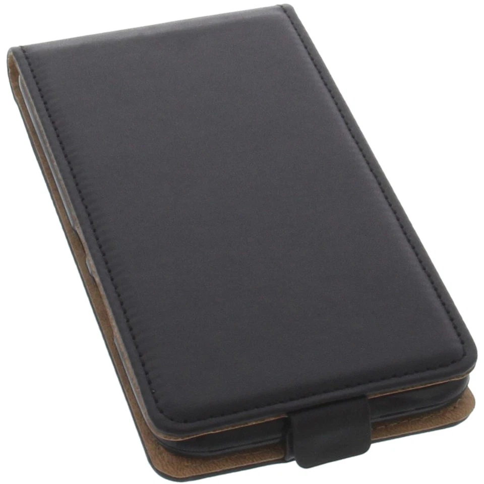 Borsa Per HTC U11 Life Flip-Style Custodia Protettiva Nera - Immagine 2 di 4