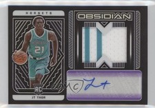 2021-22 Panini Obsidian Rookie Jersey Electric Etch Purple /49 JT Thor Auto 12av