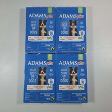 ADAMS PLUS FLEA TICK PREVENTION SPOT ON TREATMENT 4 BOXES 1 YEAR SUPPLY LARGE