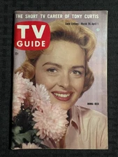 1960 March 26 TV GUIDE Magazine VG+ 4.5 Donna Reed / Indiana Edition