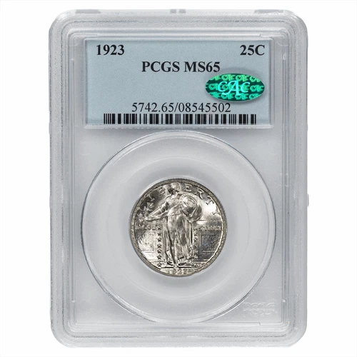 1923 Standing Liberty Quarter 25C PCGS MS 65 CAC