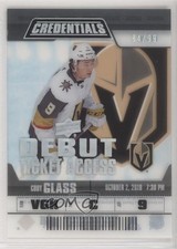2019-20 Upper Deck Credentials Debut Ticket Access Acetate 84/99 Cody Glass 2u9