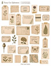 Plant Embellishments Junk Journal Scrapbook USA