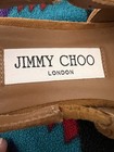 NEW Jimmy Choo Brown Suede Slingback Heels Pointed Toe Buckle Logo US 7.5 — photo 3