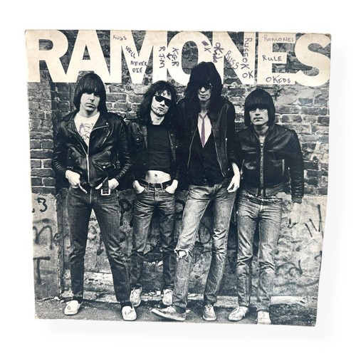 "The Ramones" – Debut LP (1976 UK 1st Pressing) | Worn Sleeve with Punk Graffiti - Picture 4 of 24