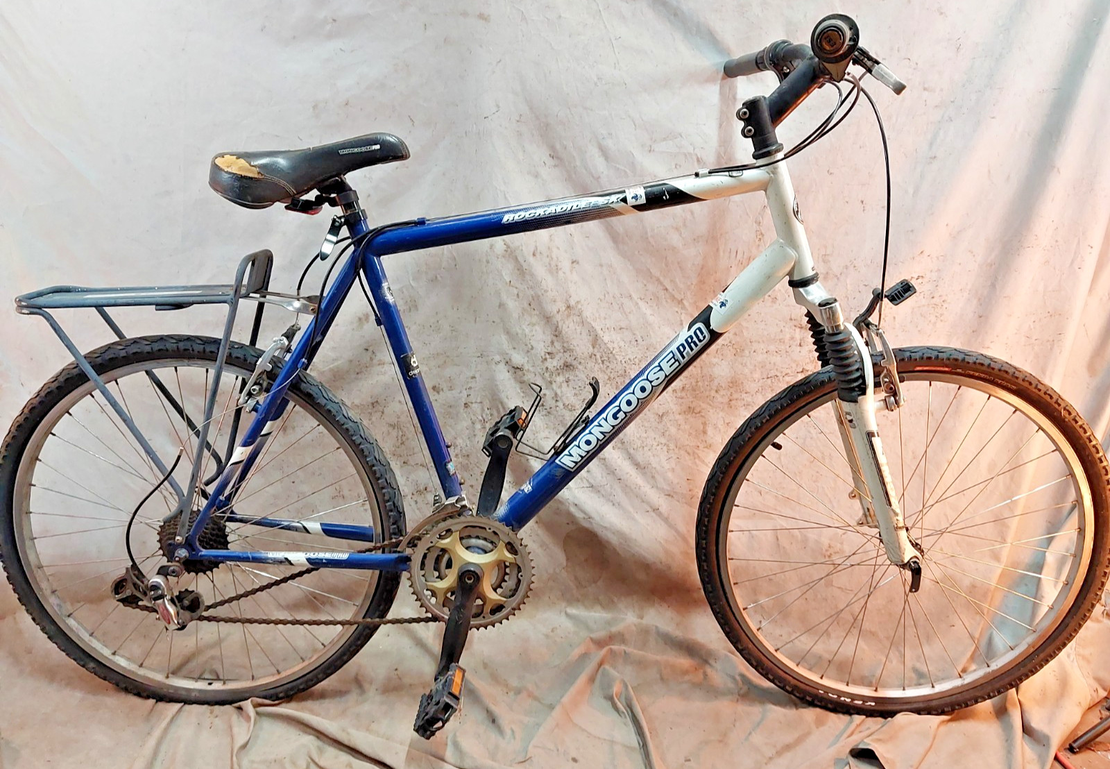 1999 Mongoose Rockadile SX MTB Bike X-Large 22.5" Hardtail Chromoly Retro Cafe:)