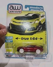 Auto World 2019 Nickey Chevy Camaro ZL1 1LE Ultra Red Chase Modern Muscle 2022