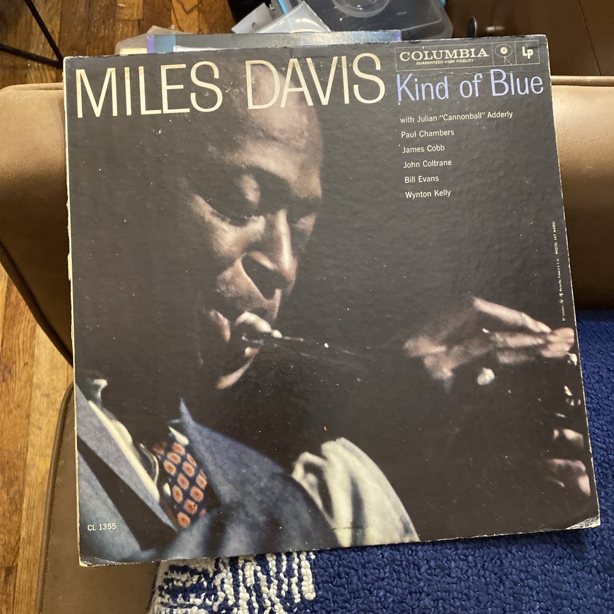 ORIG 1959 Miles Davis Kind of Blue Vinyl Record CL 1355 6