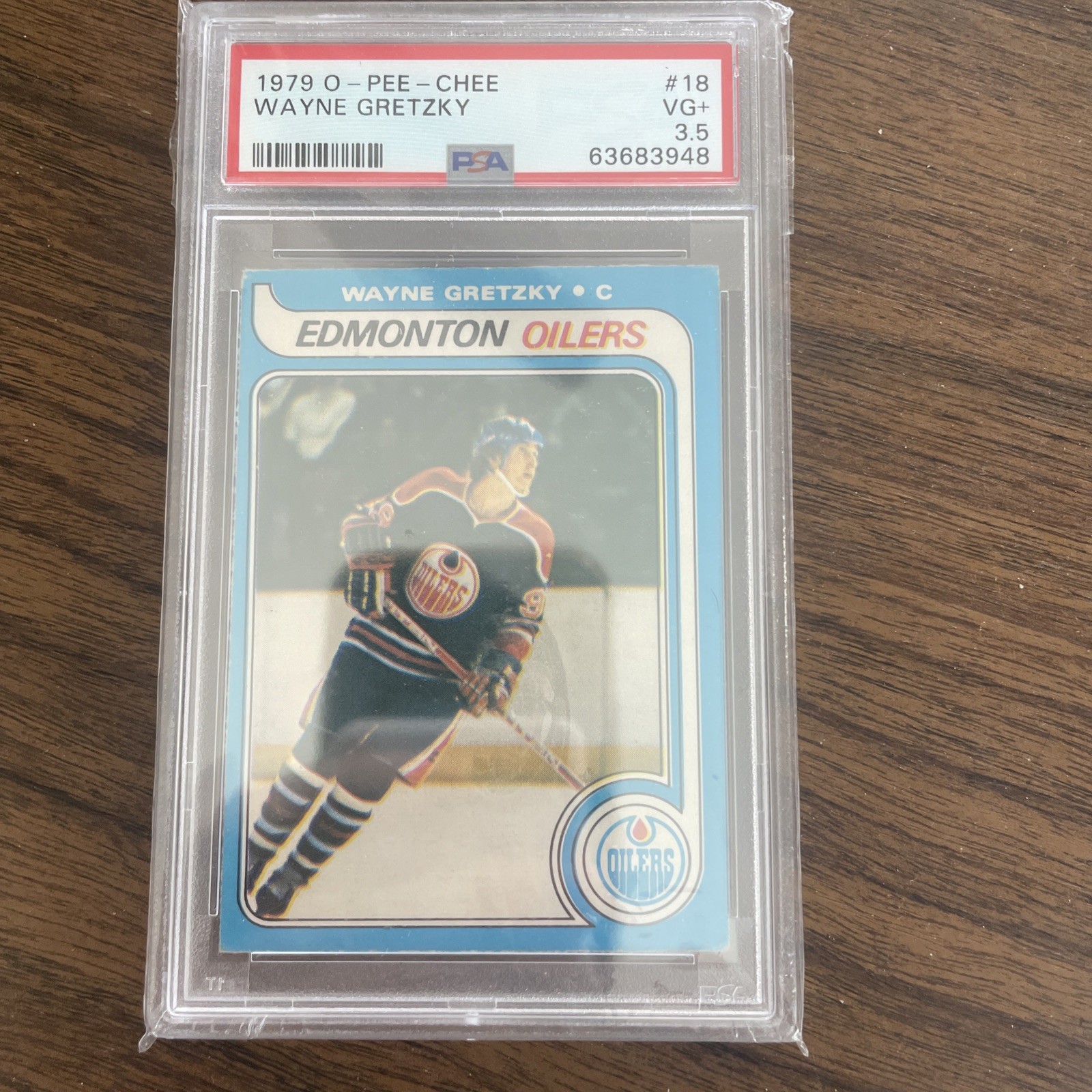 1979-80 O-Pee-Chee Wayne Gretzky RC PSA 4 #18 Edmonton Oilers