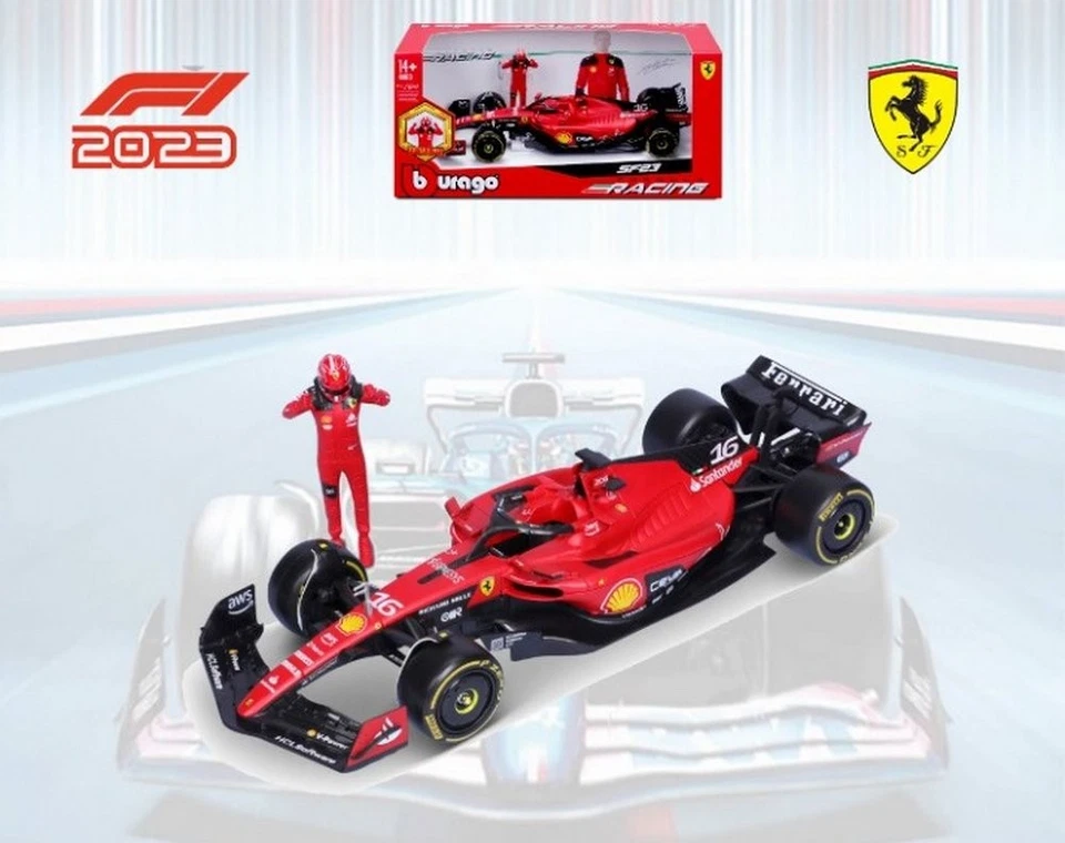 Ferrari 2023 Leclerc 1/24 Burago - Photo 1/1