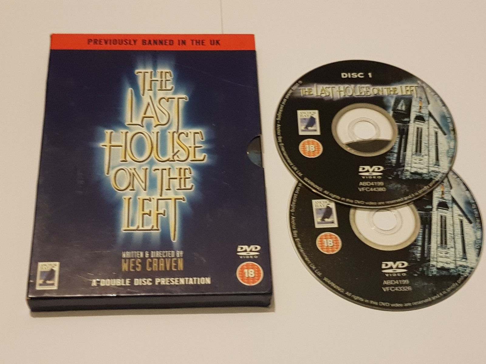The Last House On The Left Horror DVD By Wes Craven Anchor Bay 2003 2 Disc
