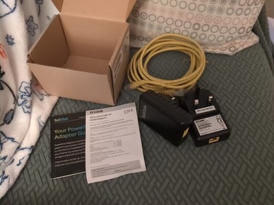 Talk Talk D-LINK PPowerline Adapter Paar