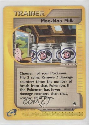 Moo-Moo Milk Pokemon e-Card Series Expedition #155 2002