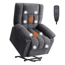 JHK Power Lift Electric Recliner Chair Massage Sofa w/ Heated Vibration & Remote