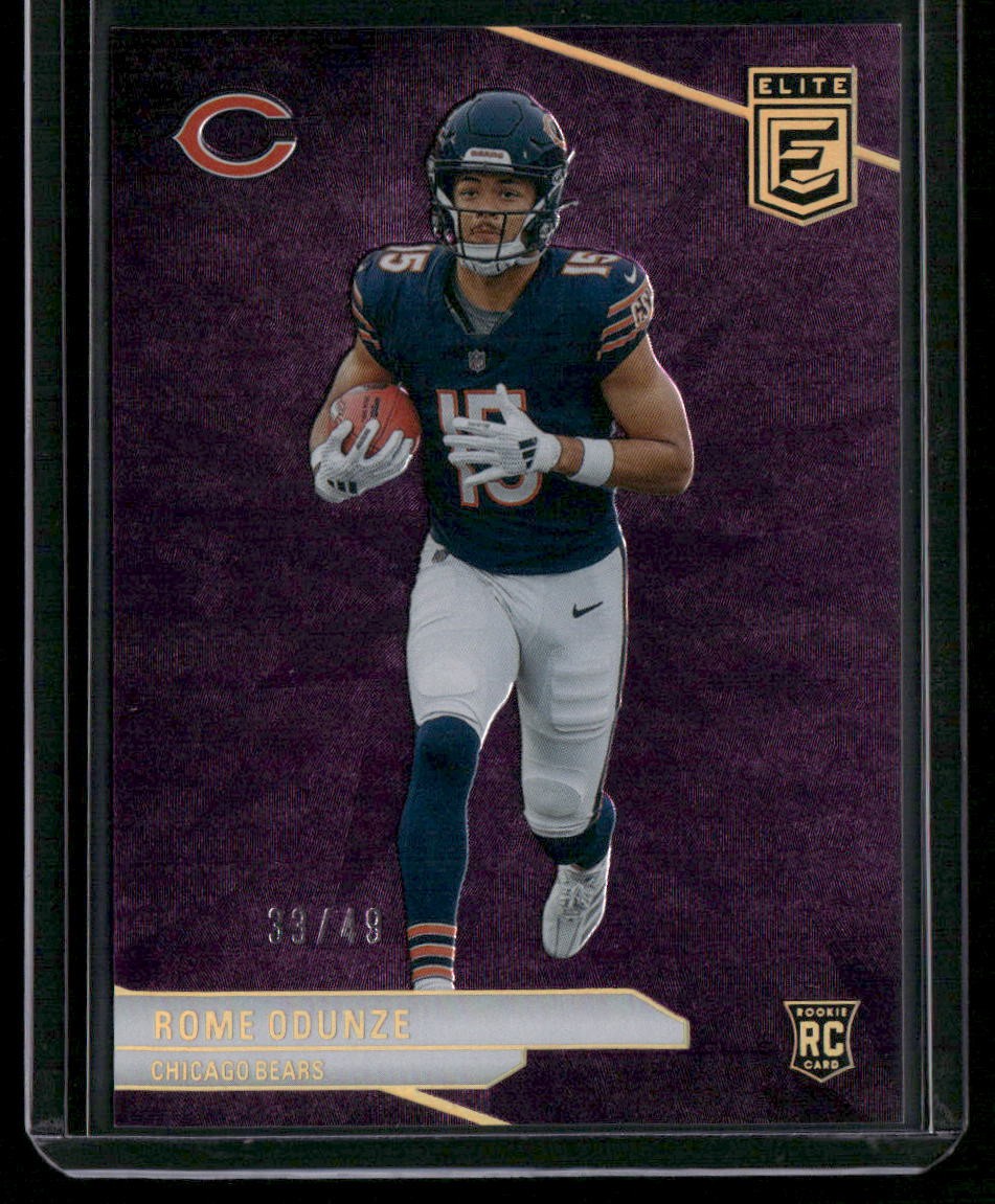 2024 Donruss Elite #103 Rome Odunze Purple #/49