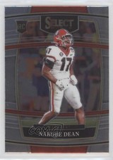 2022 Panini Select Draft Picks Concourse Nakobe Dean #37 he4