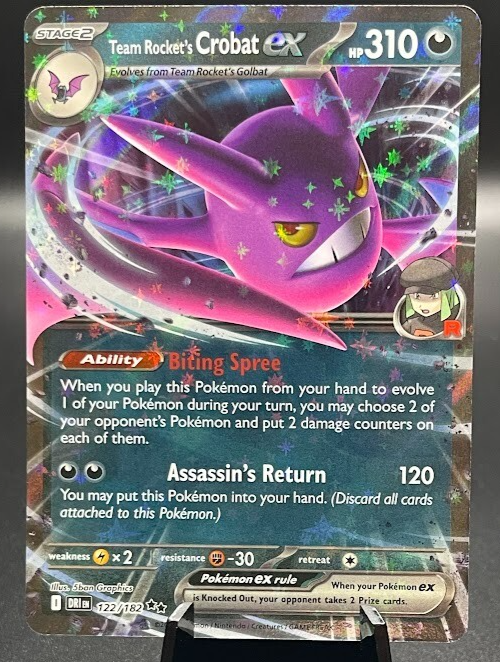 Team Rocket's Crobat ex 122/182 Sv10: Destined Rivals Holo | eBay