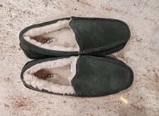 New Men's UGG Green Ascot Suede Shearling Slipper Size 7