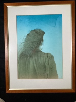 Bruno Bruni - SOLITUDINE - handsig. dat. numm. - Farblithographie - gerahmt