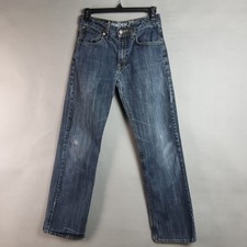 DENIZEN Levi  s 218 Blue Jeans Sz 16 Reg Youth Slim Fit Straight Denim Cool Pants