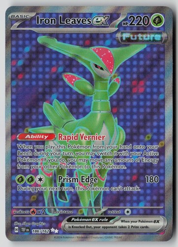 Iron Leaves ex 186/162 Ultra Rare Temporal Forces Pokemon NM